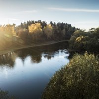 Москва-река на закате :: Лариса Батурова