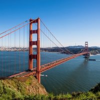 Мост Золоты́е Воро́та (the Golden Gate Bridge) в Сан Франциско :: Юрий Поляков