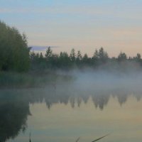 Вечерний туман. :: Николай Масляев