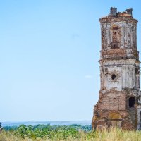 Колокольня Троицкой церкви. Ст. Качалинская. :: Анастасия Науменко