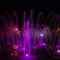 Один фонтан - шесть цветов. Фиолетовый... :: Yuliya Soloviova Соловьева