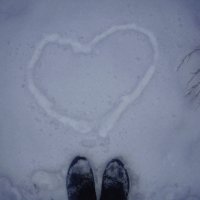 Сердечко на снегу :: Алсу Кидряева