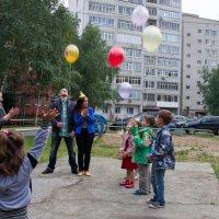 Запуск воздушных шариков с желаниями :: Светлана Кулешова