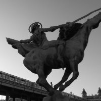 Мост Пасси.Статуя Жанны Д"Арк :: Таэлюр 