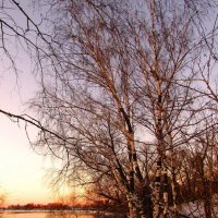 При закате на реке :: Андрей Снегерёв