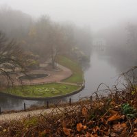 Туман в парке... :: serg_ grit