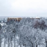 Зимний город, снежный день. :: Юлия Копыткина