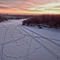 Снежные геоглифы! :: Елена (Elena Fly) Хайдукова