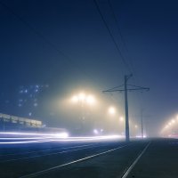 Evening fog on the streets of Dneprodzerzhinsk :: IG Royal