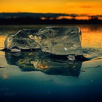 Лед на закате :: Сергей Шаталов