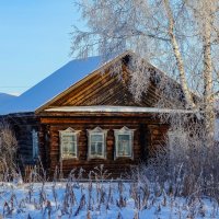 Домик у березы :: Алексей Сметкин