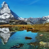 Matterhorn отражается в Riffelsee :: Elena Wymann