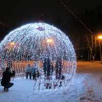 Новогодняя беседка :: Татьяна Гусева