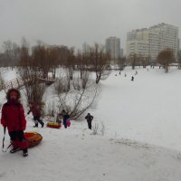 Детские радости зимой :: Андрей Лукьянов