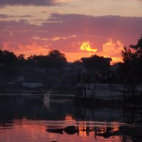 закат на озере Чебаркуль :: Данил Матвеев