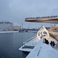 Парящий мост над Москва-рекой :: Елена 