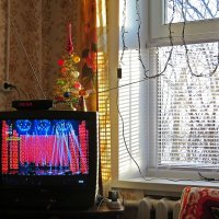 Главное  украшение деревенского  дома ,это  работающий  телевизор ! :: Виталий Селиванов 