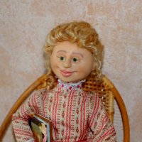 Моя первая рукотворная кукла Ева-Мария, год создания 2008, в Московской Школе Кукольного Дизайна :: Надежд@ Шавенкова
