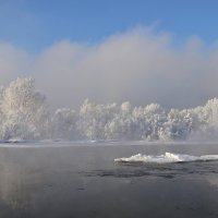 Январь на Енисее :: Владимир Звягин