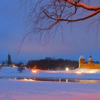 Вечерний зимний Великий Новгород! :: Татьяна Гусева