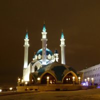 Мечеть Кул Шариф вечером :: Наиля 
