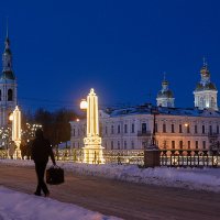 Вечер у Никольского морского собора :: Алексей Корнеев