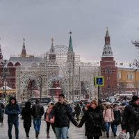 Москва новогодняя (04.01.2019). Тверская улица. :: Надежда Лаптева