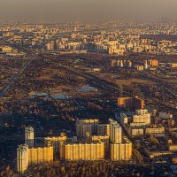 Пригороды Москвы в мягком вечернем Солнце :: Сергей Бурлакин