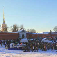 Крещенье у стен Петропавловки :: Валентина 