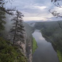 ХМУРЫЙ РАССВЕТ НА р. АЙ :: Володька Завитушкин