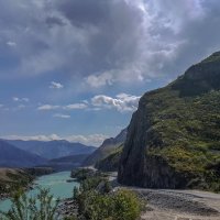 Чуйский тракт. Река и дорога :: Виктор Четошников