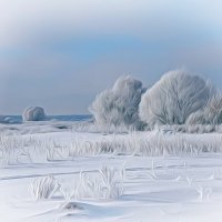 Зима на полях :: Мила Раменская (Забота)
