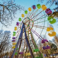 Чёртово колесо... Ferris wheel... :: Сергей Леонтьев