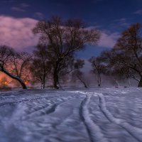 Зимний вечер. :: ALEXANDR L