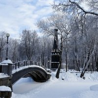В Лопатинском саду зима :: Милешкин Владимир Алексеевич 
