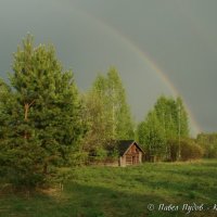 Пейзаж с радугой :: Павел Пудов