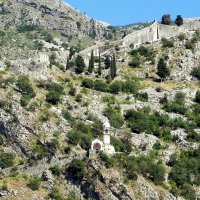 Черногория.Древние крепостные стены.Котор. :: Елизавета Успенская