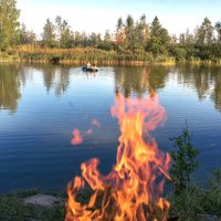 Огонь, вода и отдых :: Александр Попович