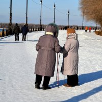 Многие на прогулку выходят с палочками...Причём у каждого свои... :: Aлександр **