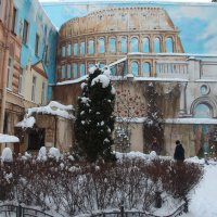 Зима в Итальянском дворике :: Наталья Герасимова