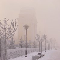 Московские ворота в тумане :: Nikolay Svetin