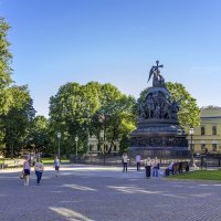 2017.08.15_0135-2 В.Новгород. Кремль. Памятник 1000-летия России 1920 :: Дед Егор 