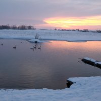 Зимний закат. :: владимир 
