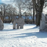 Стокгольм остров Skeppsholmen Pablo Picasso "Завтрак на траве" :: wea *