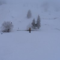 Туман на лыжных трассах :: Nina Streapan