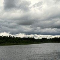 Грозовые облака (из поездки по области) :: Милешкин Владимир Алексеевич 