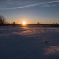 Морозный восход. :: Виктор Евстратов