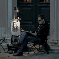 Venezia. Artista di strada in attesa del cliente. :: Игорь Олегович Кравченко