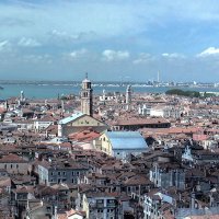 Venezia. Vista dal Campanile di San Marco sul Dorsoduro. :: Игорь Олегович Кравченко
