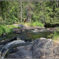 Карелия. Водопад Ахвенкоски. :: Ольга Кирсанова